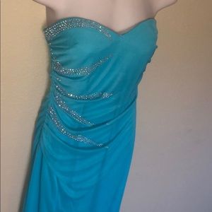 Charlotte Russe strapless formal dress